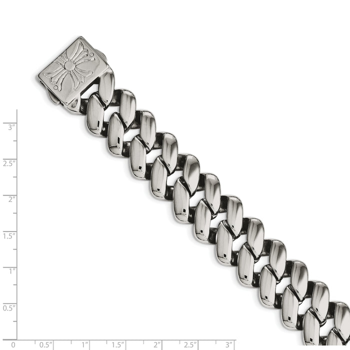 Chisel Brand Jewelry, Stainless Steel Polished Bracelet