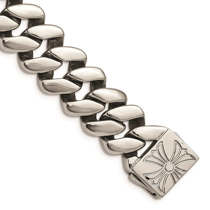 Chisel Brand Jewelry, Stainless Steel Polished Bracelet