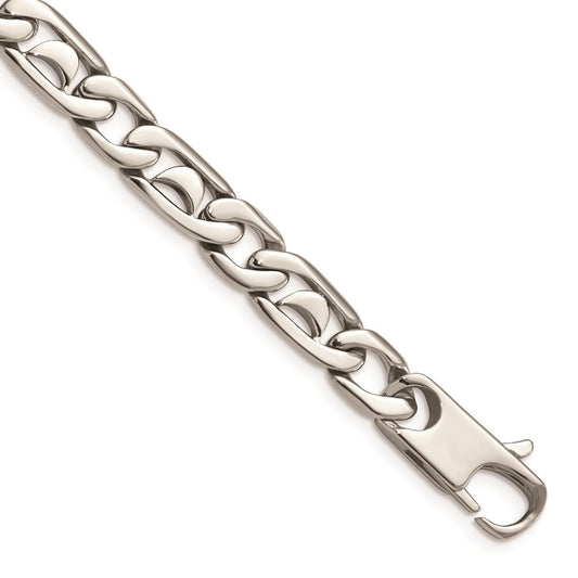 Chisel Brand Jewelry, Stainless Steel Polished Links Bracelet