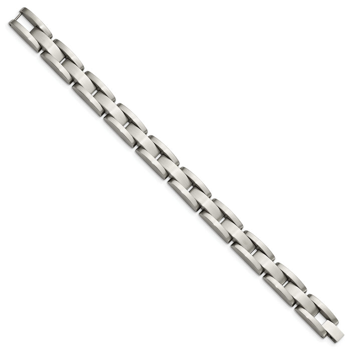 Chisel Brand Jewelry, Stainless Steel Brushed 8in Men's Bracelet