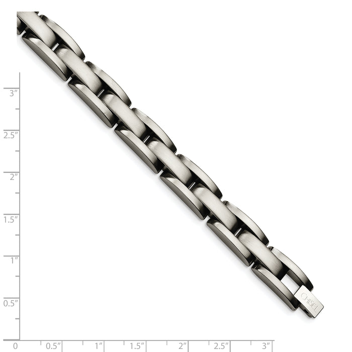 Chisel Brand Jewelry, Stainless Steel Brushed 8in Men's Bracelet