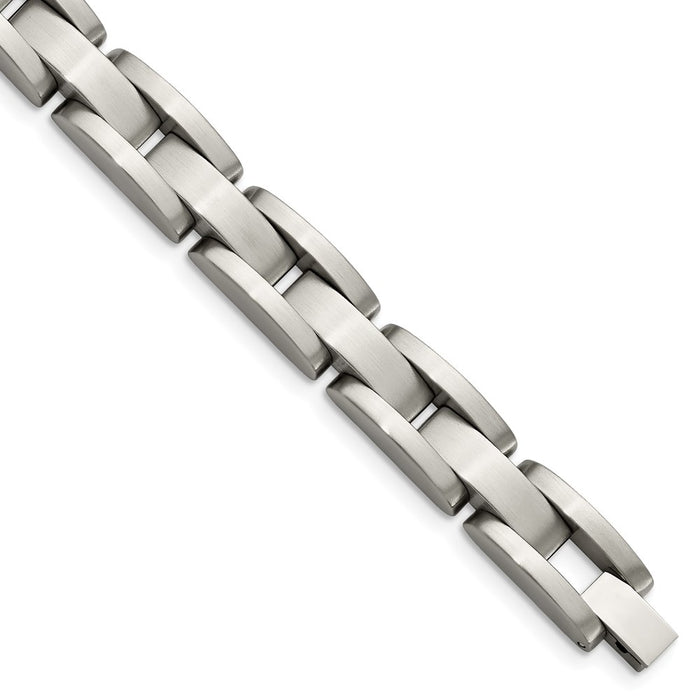 Chisel Brand Jewelry, Stainless Steel Brushed 8in Men's Bracelet
