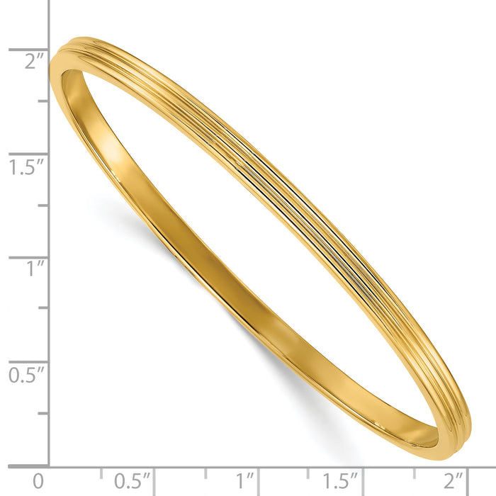 Chisel Brand Jewelry, Stainless Steel Yellow IP-plated Bangle