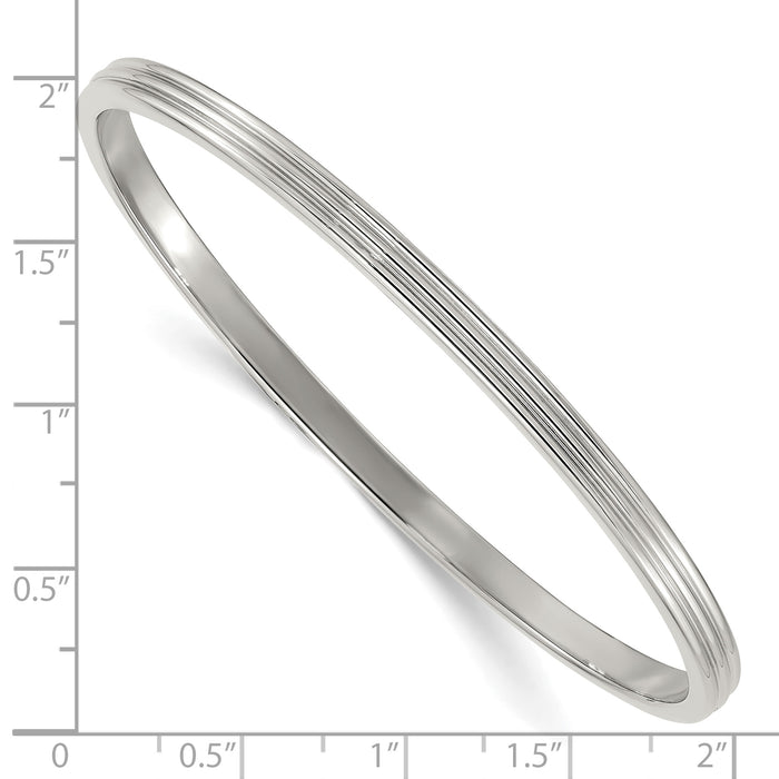 Chisel Brand Jewelry, Stainless Steel Polished Bangle