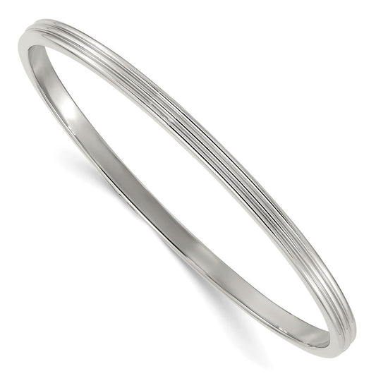 Chisel Brand Jewelry, Stainless Steel Polished Bangle