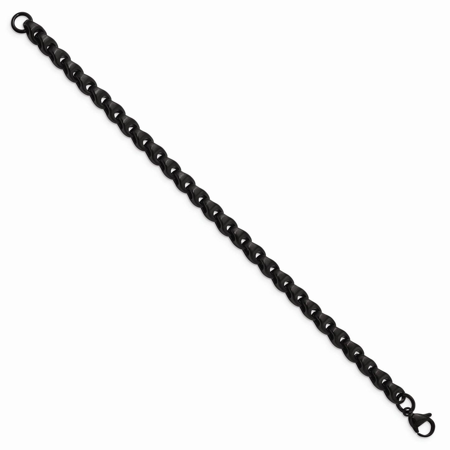 Chisel Brand Jewelry, Stainless Steel Black IP-plated Men's Bracelet
