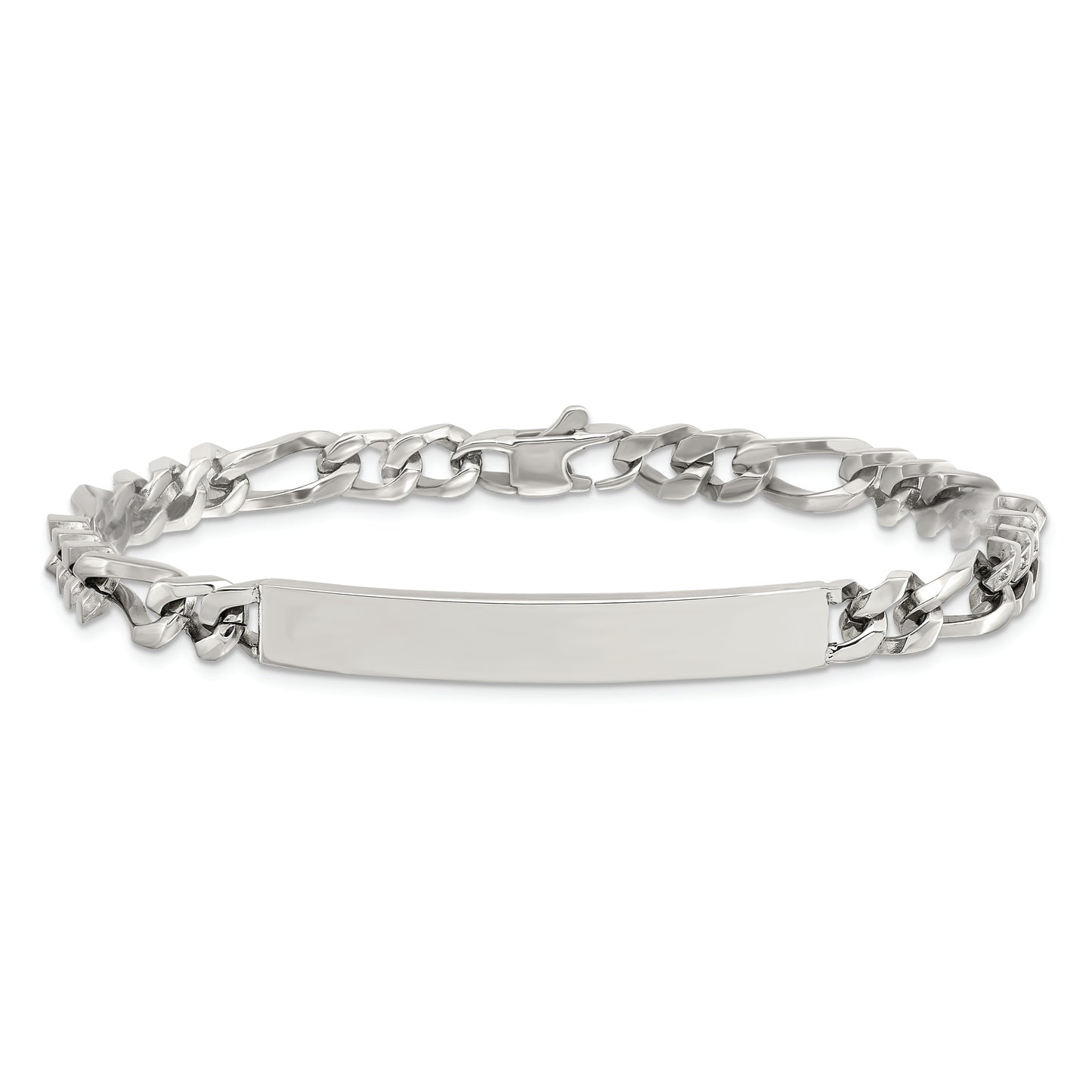 Chisel Brand Jewelry, Stainless Steel Polished ID Men's Bracelet