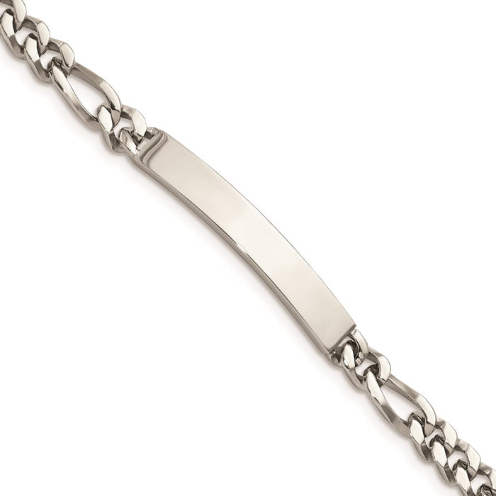 Chisel Brand Jewelry, Stainless Steel Polished ID Men's Bracelet