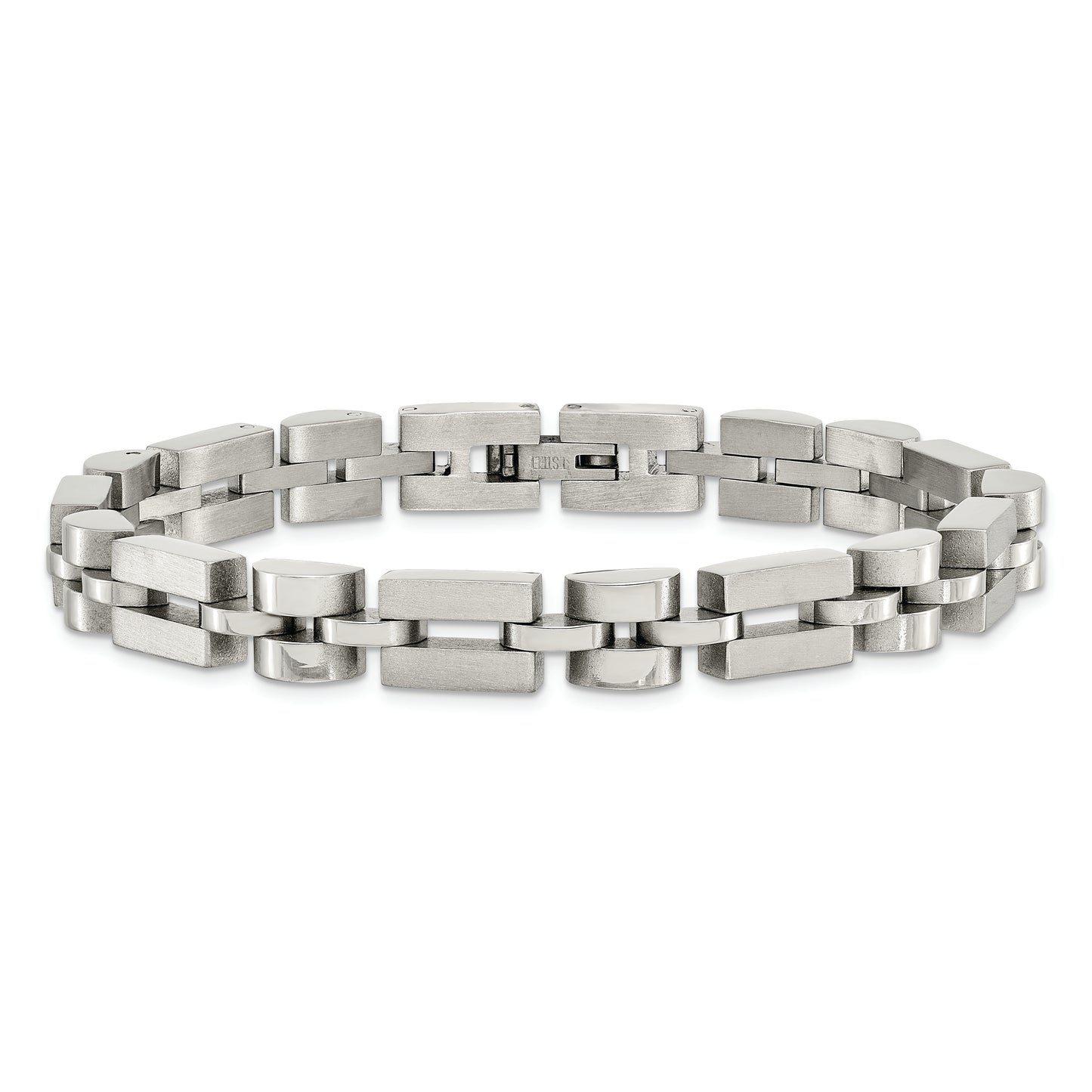 Chisel Brand Jewelry, Stainless Steel Brushed & Polished Men's Bracelet