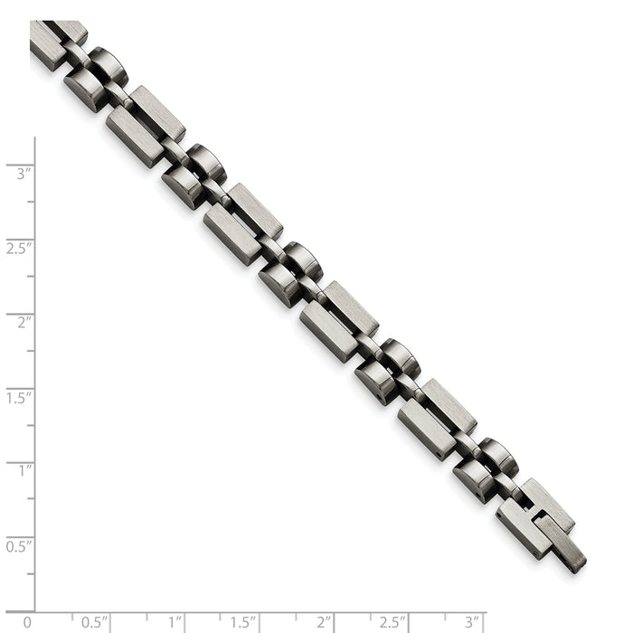 Chisel Brand Jewelry, Stainless Steel Brushed & Polished Men's Bracelet