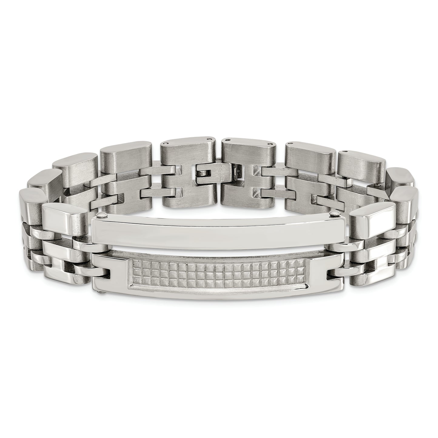 Chisel Brand Jewelry, Stainless Steel Brushed & Polished Men's Bracelet