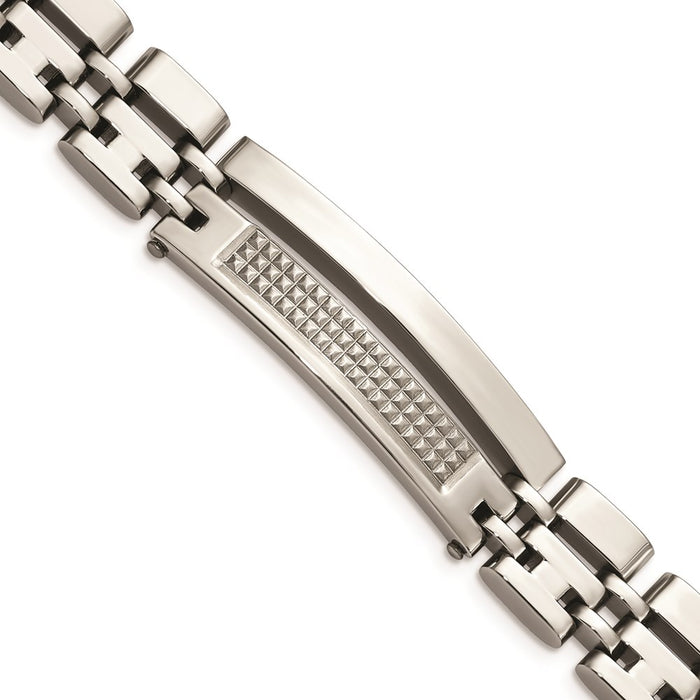 Chisel Brand Jewelry, Stainless Steel Brushed & Polished Men's Bracelet