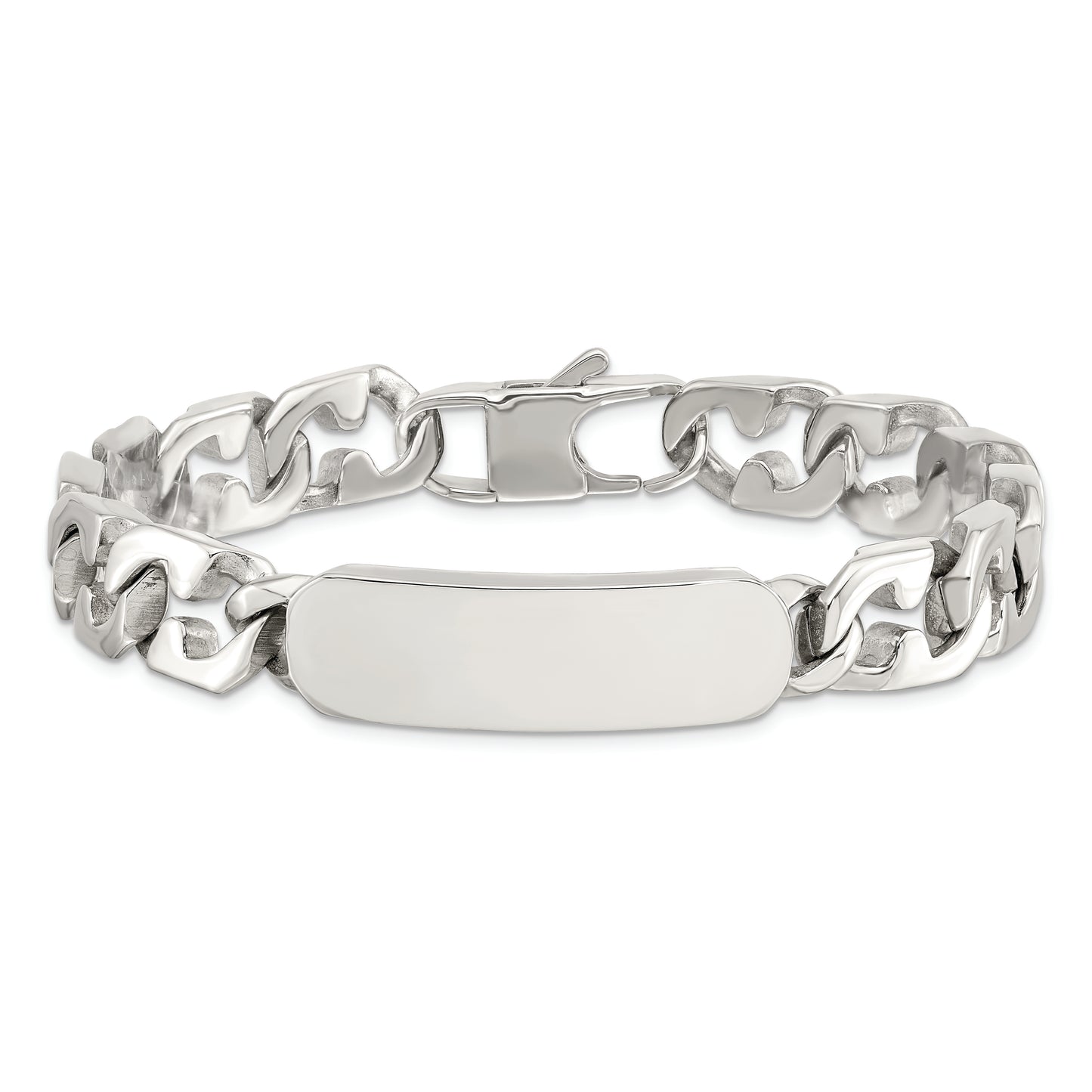 Chisel Brand Jewelry, Stainless Steel Polished ID Men's Bracelet