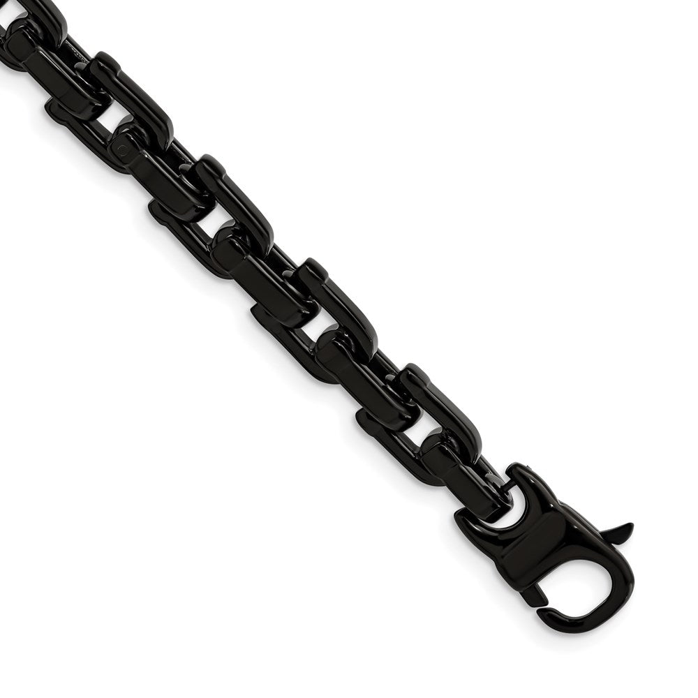 Chisel Brand Jewelry, Stainless Steel Black IP-plated Men's Bracelet