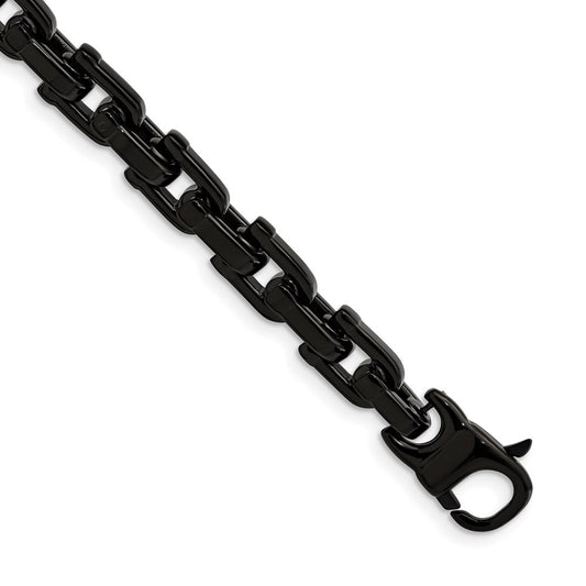 Chisel Brand Jewelry, Stainless Steel Black IP-plated Men's Bracelet