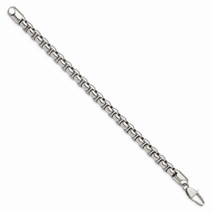 Chisel Brand Jewelry, Stainless Steel Polished 9in. Men's Bracelet