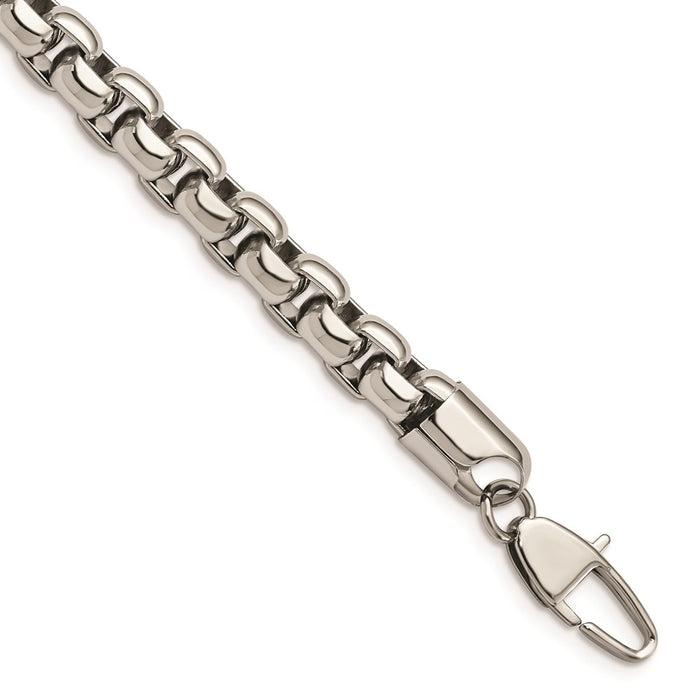 Chisel Brand Jewelry, Stainless Steel Polished 9in. Men's Bracelet