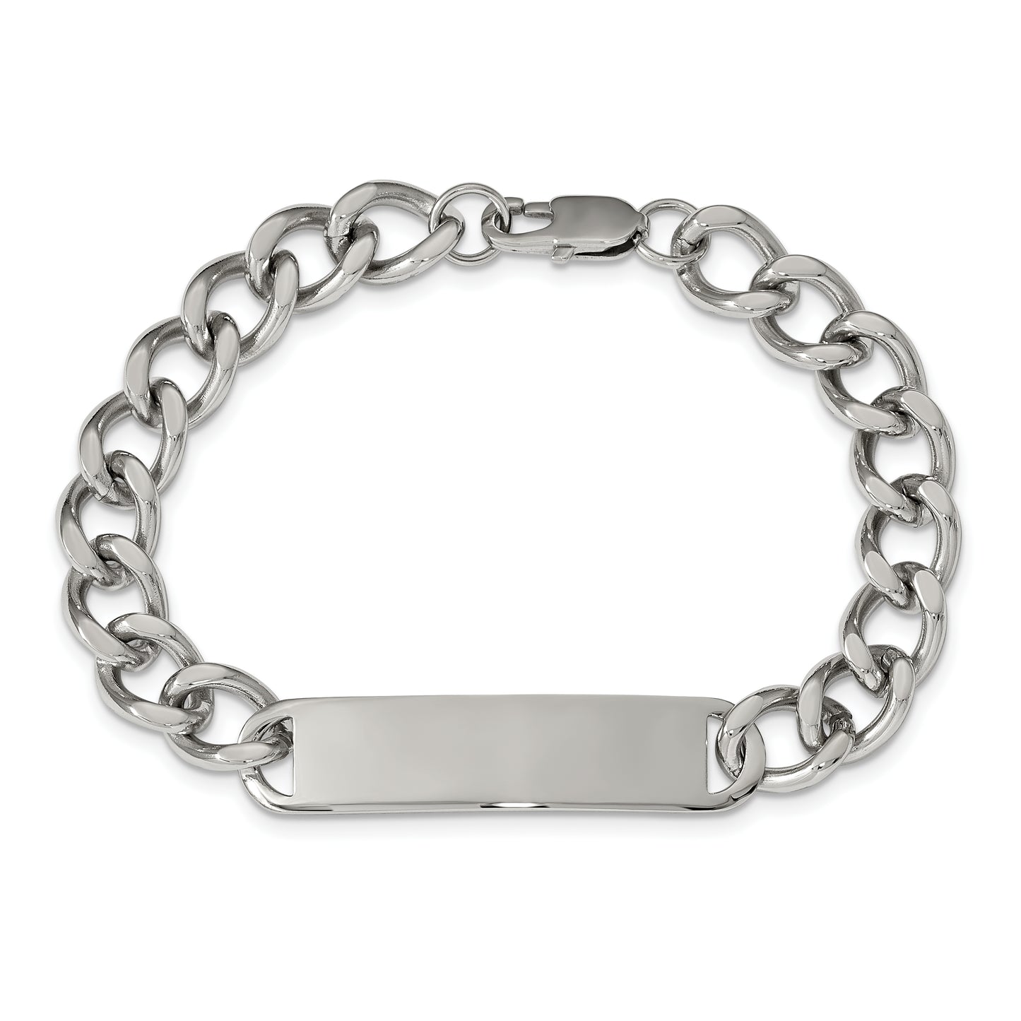 Chisel Brand Jewelry, Stainless Steel Polished ID 8.50in Bracelet