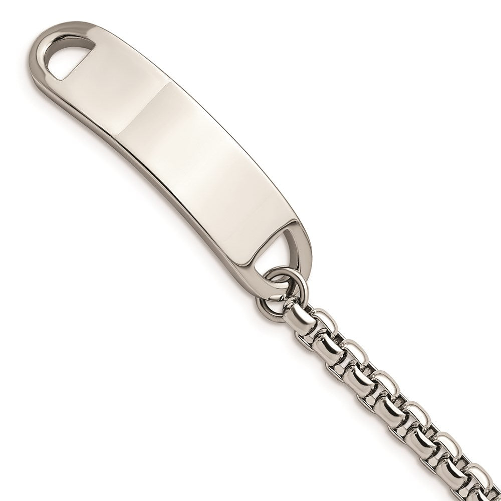 Chisel Brand Jewelry, Stainless Steel Polished 8.75in ID Men's Bracelet
