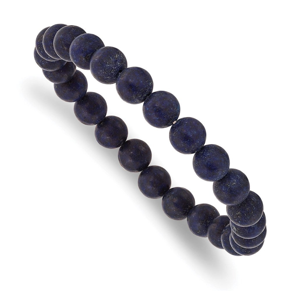 Chisel Brand Jewelry, Lapis Agate Beaded Stretch Bracelet