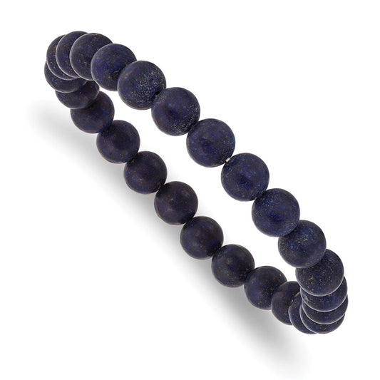 Chisel Brand Jewelry, Lapis Agate Beaded Stretch Bracelet