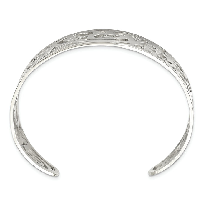 Chisel Brand Jewelry, Stainless Steel Fancy Cuff Bracelet