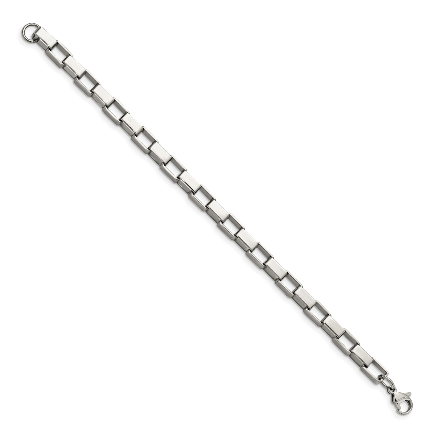 Chisel Brand Jewelry, Stainless Steel Link 8in Men's Bracelet