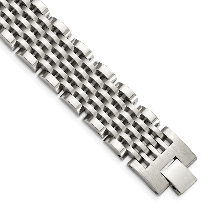 Chisel Brand Jewelry, Stainless Steel 8in Men's Bracelet