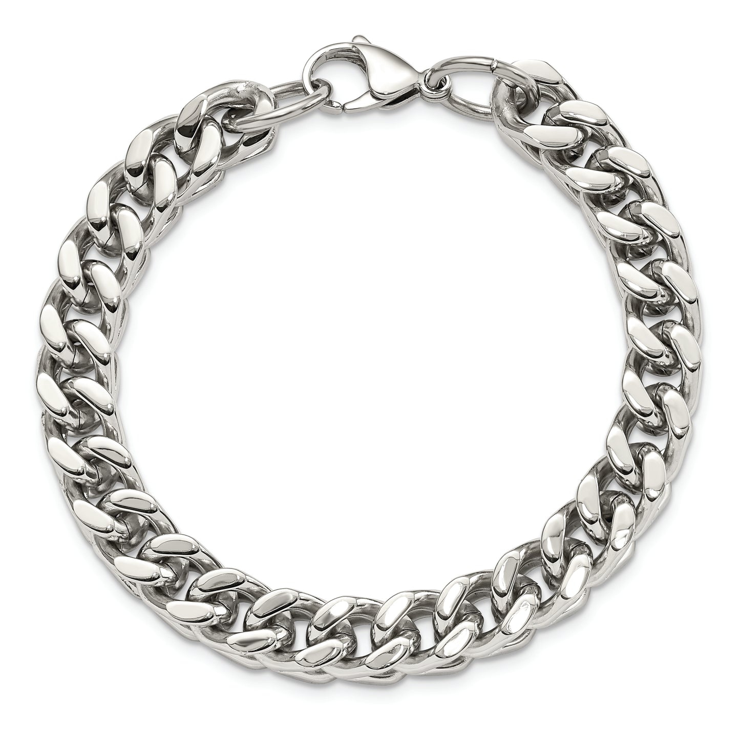Chisel Brand Jewelry, Stainless Steel Heavy Wheat 9.5in Men's Bracelet