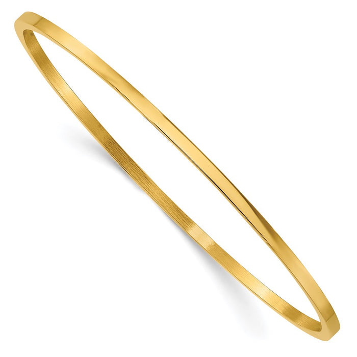 Chisel Brand Jewelry, Stainless Steel Yellow IP Plated Bangle