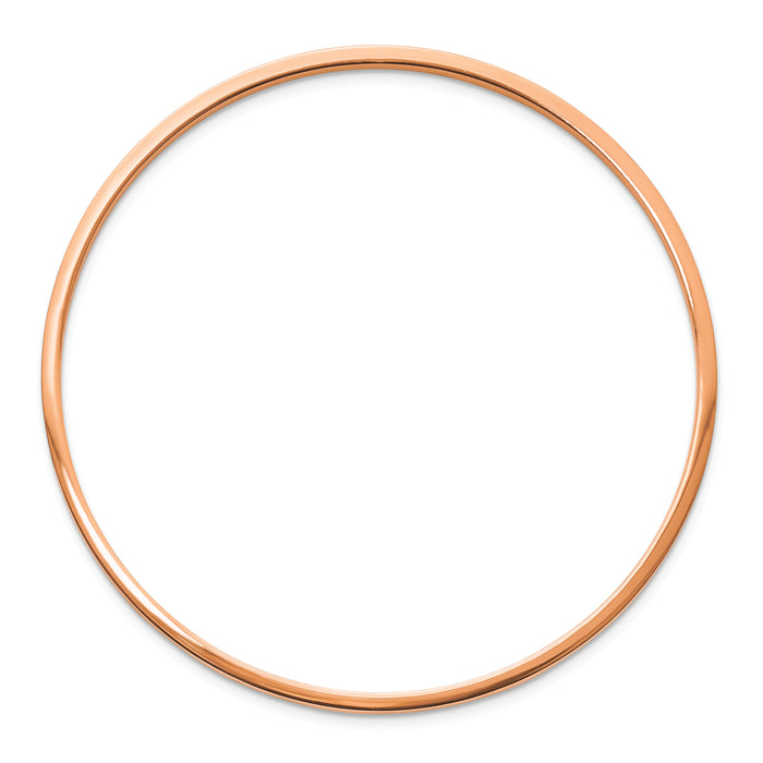 Chisel Brand Jewelry, Stainless Steel Pink IP-plated Bangle