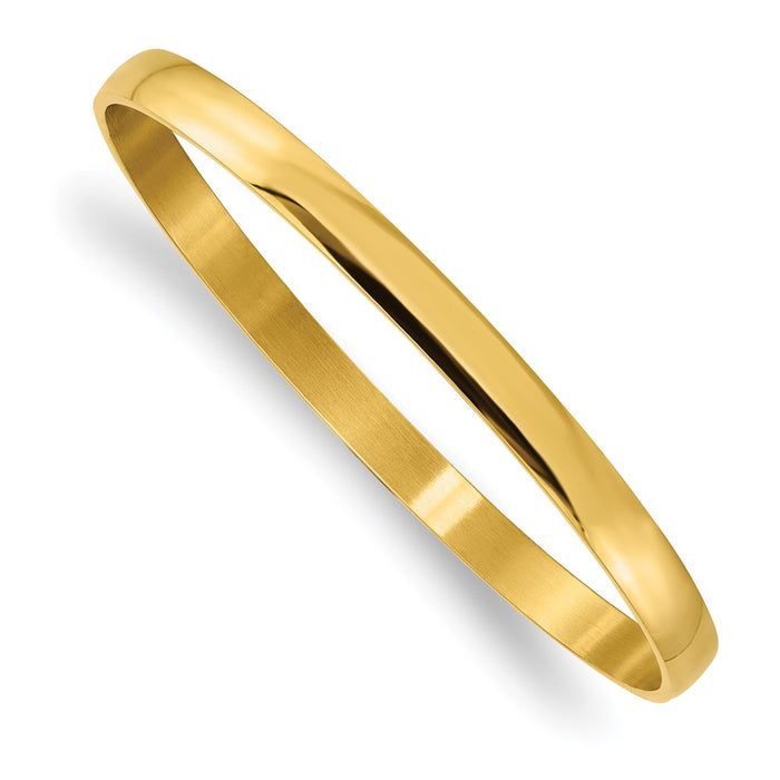 Chisel Brand Jewelry, Stainless Steel Yellow IP Plated Bangle