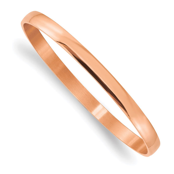 Chisel Brand Jewelry, Stainless Steel Pink IP-plated Bangle