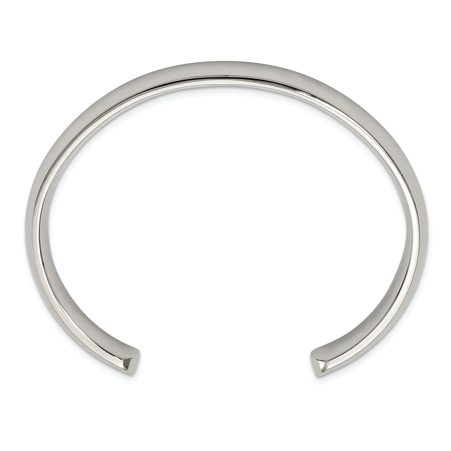 Chisel Brand Jewelry, Stainless Steel Polished Cuff Bangle