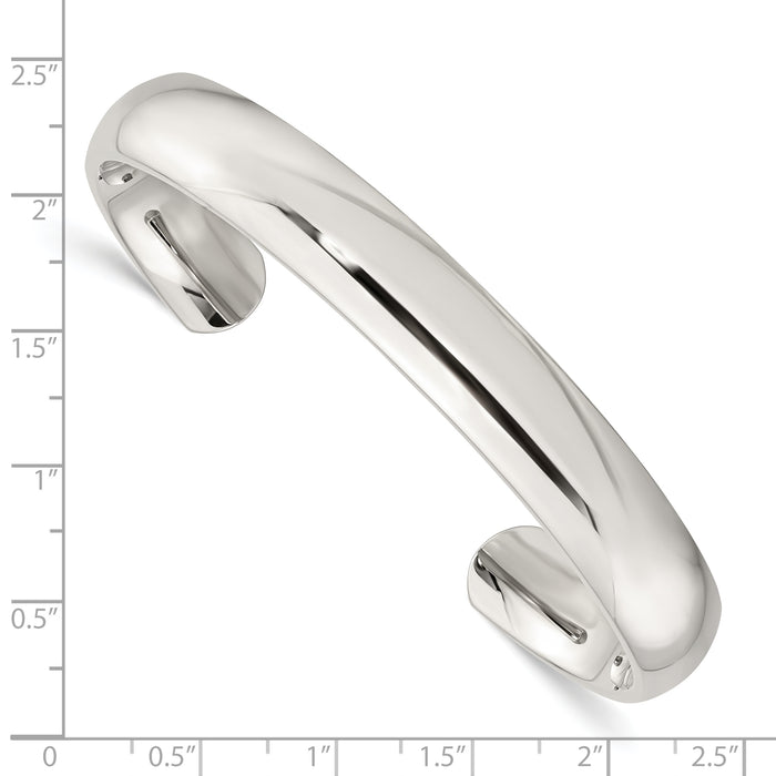 Chisel Brand Jewelry, Stainless Steel Polished Cuff Bangle