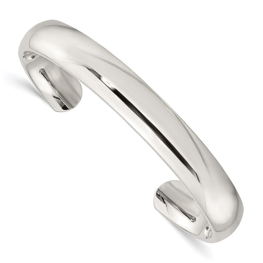 Chisel Brand Jewelry, Stainless Steel Polished Cuff Bangle