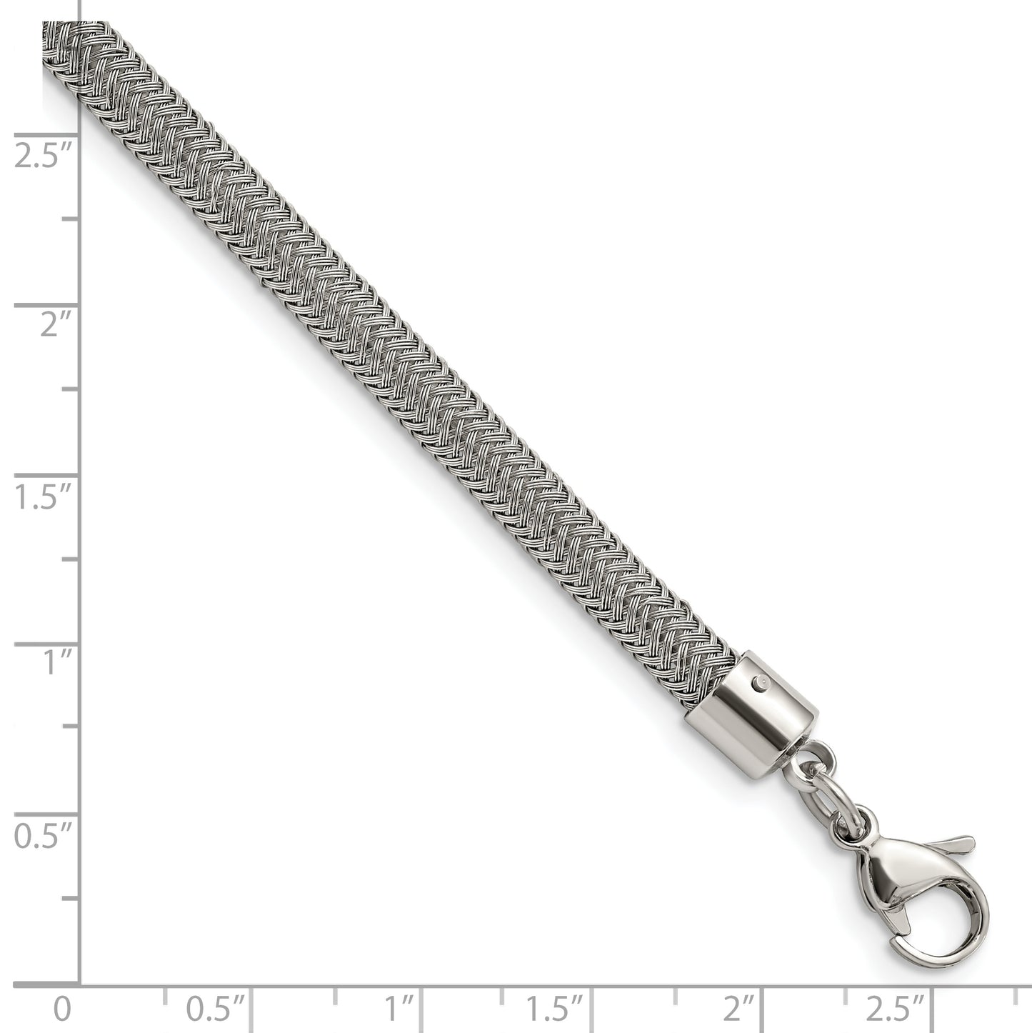 Chisel Brand Jewelry, Stainless Steel Wire 8in Bracelet