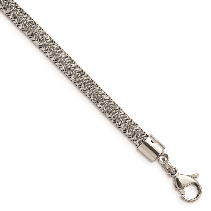 Chisel Brand Jewelry, Stainless Steel Wire 8in Bracelet