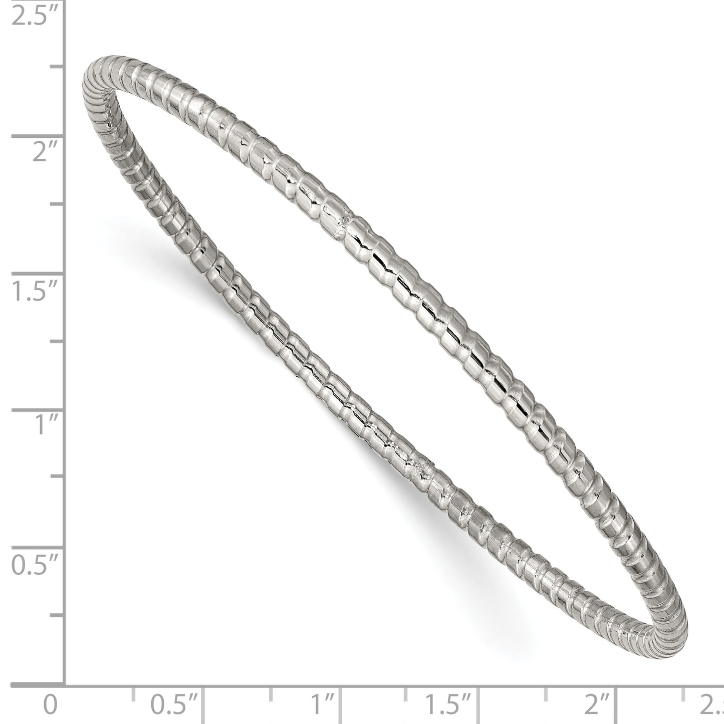 Chisel Brand Jewelry, Stainless Steel Textured Bangle