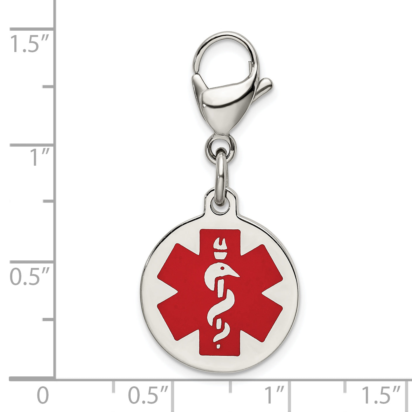 Chisel Brand Jewelry, Stainless Steel Medical Jewelry Charm