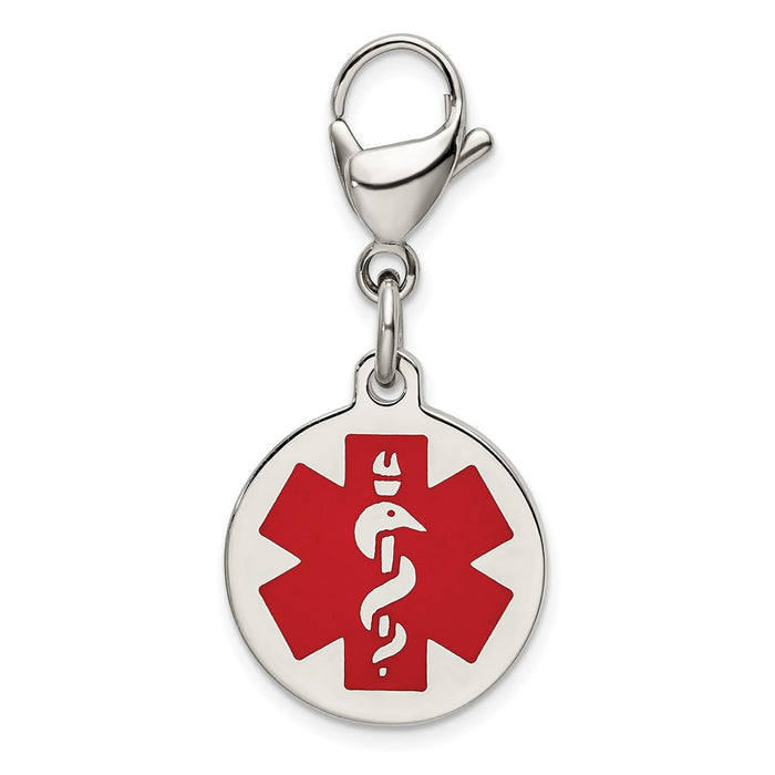 Chisel Brand Jewelry, Stainless Steel Medical Jewelry Charm