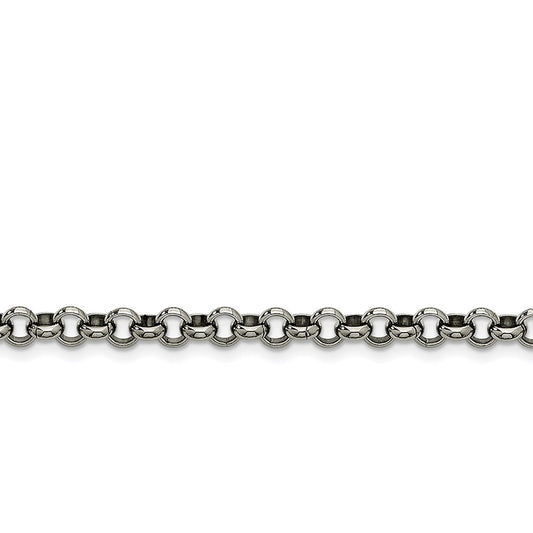 Chisel Brand Jewelry, Stainless Steel 6mm Rolo Chain