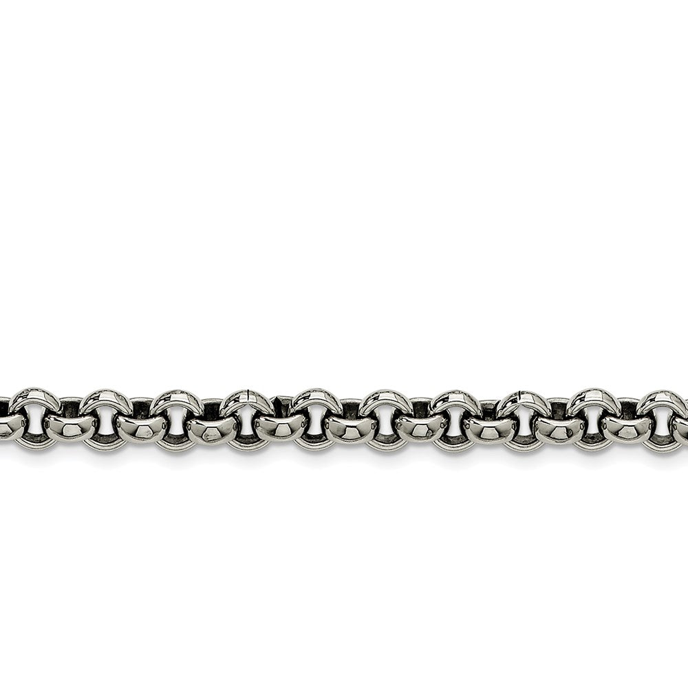 Chisel Brand Jewelry, Stainless Steel 8mm Rolo Chain