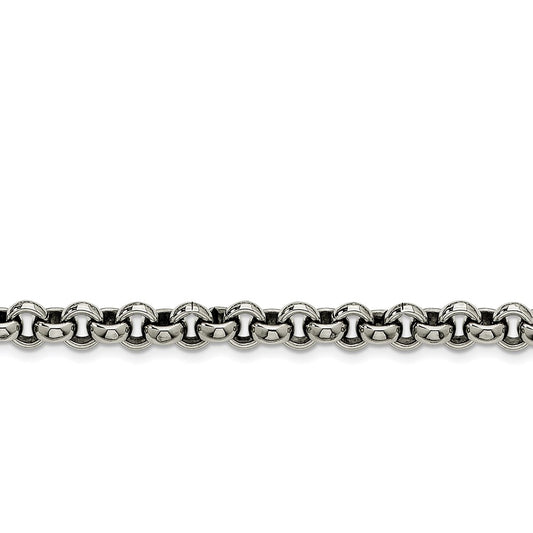 Chisel Brand Jewelry, Stainless Steel 8mm Rolo Chain