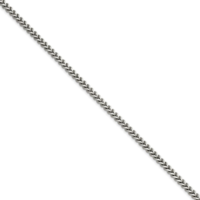 Chisel Brand Jewelry, Stainless Steel 5.50mm 8.5in Franco Chain