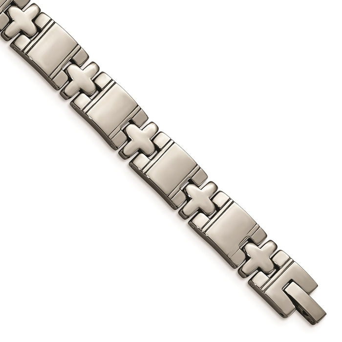 Chisel Brand Jewelry, Titanium Polished Men's Bracelet