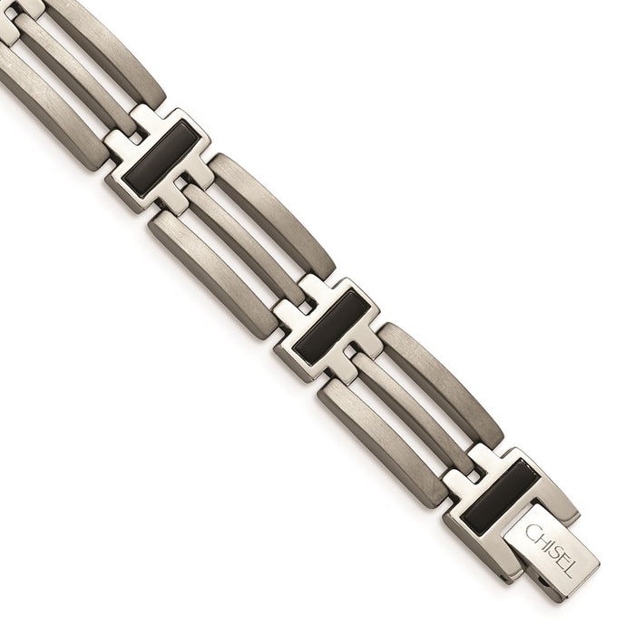 Chisel Brand Jewelry, Titanium IP-plated 8.5in Men's Bracelet