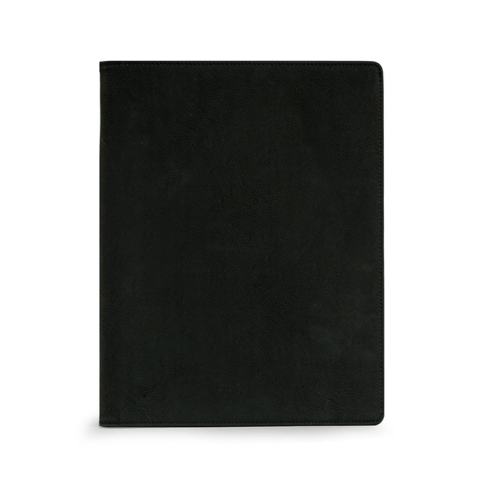 Occasion Gallery Black Color Black Leatherette Portfolio 9.5 L x 0.75 W x 12.5 H in.