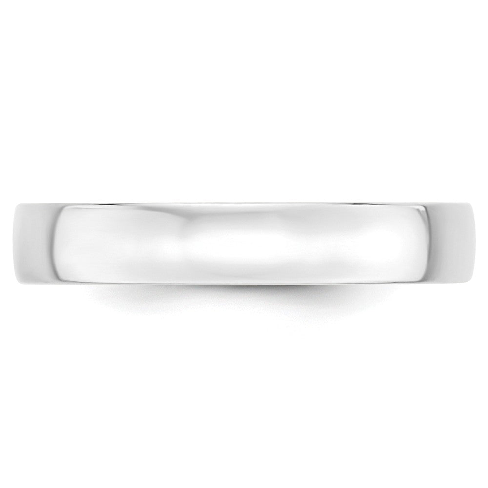 10k White Gold 4mm LTW Comfort Fit Wedding Band Size 9
