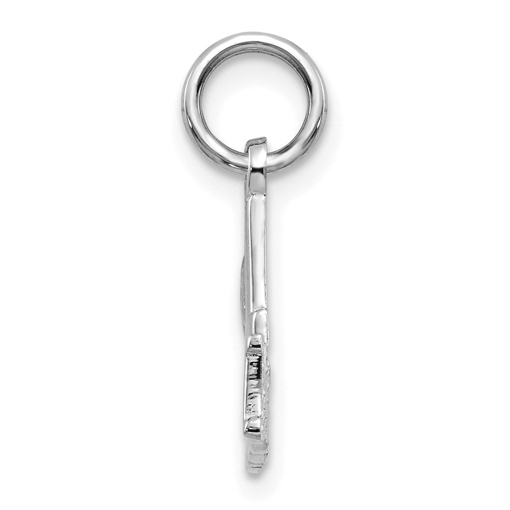 Million Charms 14K White Gold Themed #1 Mom Charm